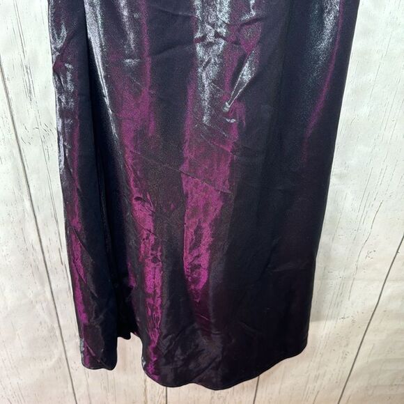 Cabernet Deep Purple Satin Slip - Picture 6 of 10